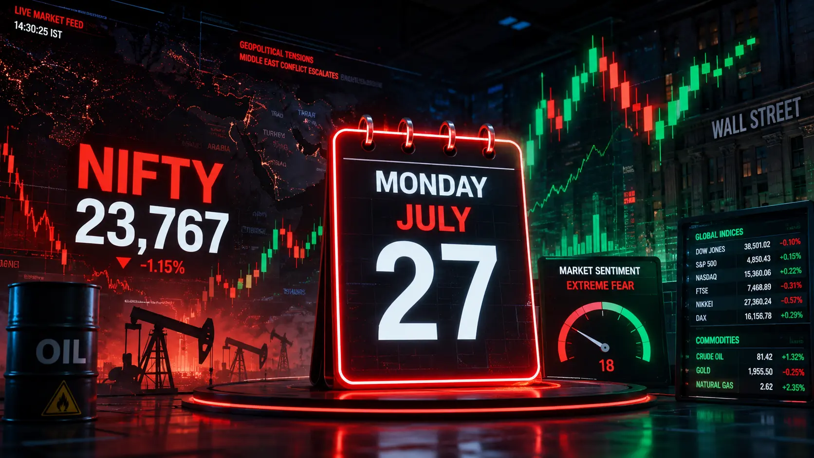 Nifty Bank Nifty Prediction 27 July 2026 Monday Market