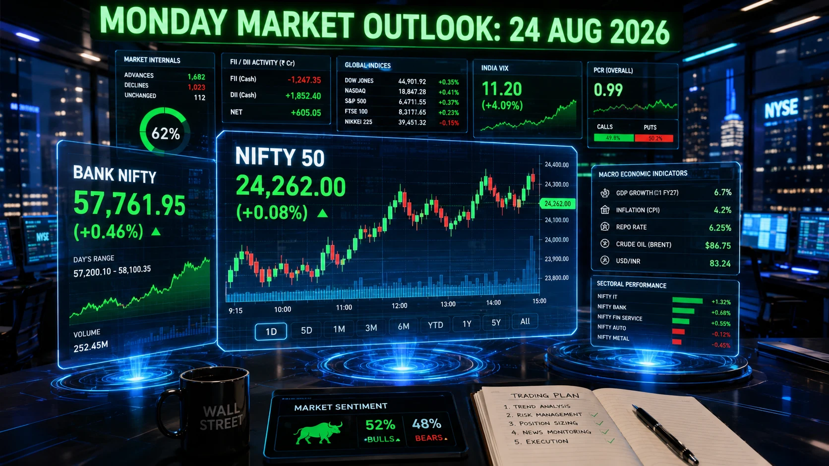 Nifty Prediction 24 August 2026 Monday Market Bank Nifty Breakout