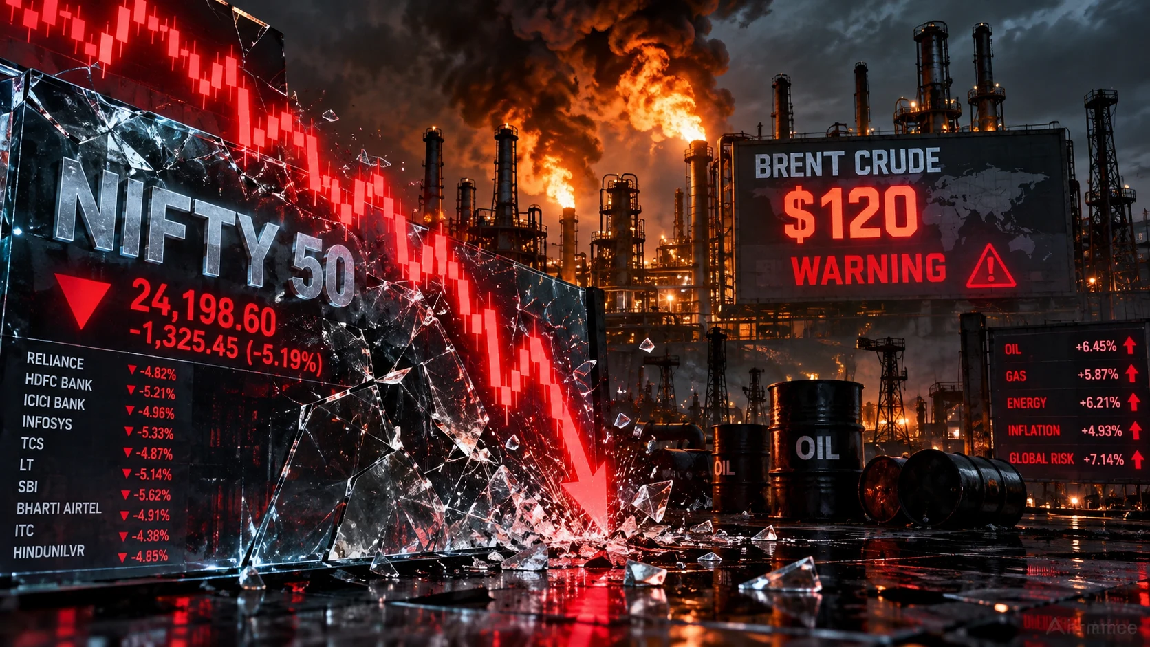 Crude Oil Price Shock Indian Stock Market