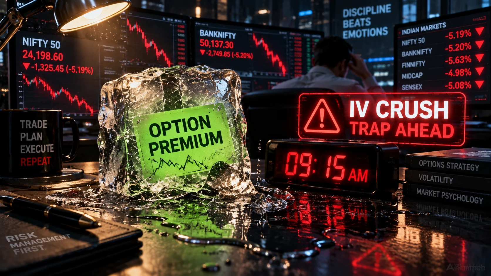 Options Trading IV Crush Trap Morning Open